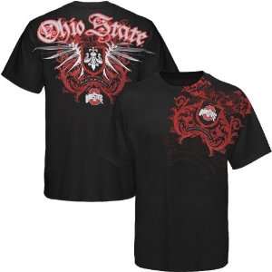  My U Ohio State Buckeyes Black Razor Wing T shirt Sports 