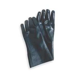 Condor 3BA48 Glove, PVC, Smooth, Black, Size Large, Pr  