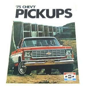  1975 75 Chevrolet CHEVY PICKUP TRUCK BROCHURE C10 K20 