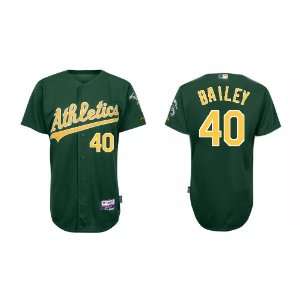 Wholesale Oakland Athletics #40 Andrew Bailey Green Baseball Jerseys 