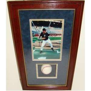  Brett Favre SIGNED MLB Baseball MVP 95 Framed Display 
