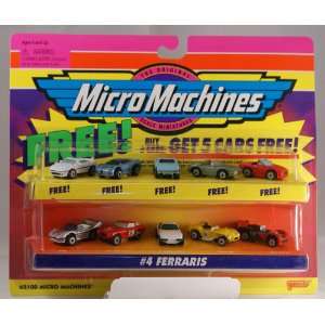    1997 Micro Machines Bonus Pack #4 Ferraris 65100 Toys & Games