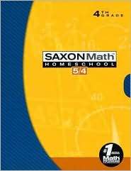 Saxon Math 5/4 Complete Home School Kit, (1591413311), Saxon 