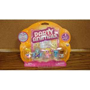 Party Animals 4 Pack Featuring 3 VIP Costumes (Fairy Godmother, Blonde 