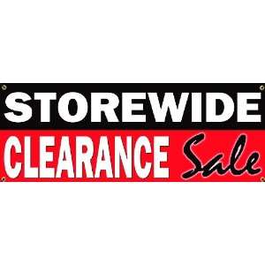  Storewide Clearance Sale   Vinyl Outdoor Banner   8x3 