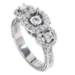 com SALE .53CT SI Vintage Diamond Engagement Ring Anniversary Antique 