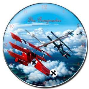  Ringmaster Aviation Clock   Victory Vintage Signs