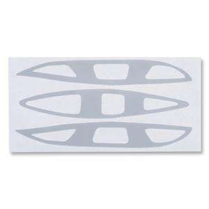  Cascade Pro7 Vent Cover Lacrosse Decal Set (Gray) Sports 