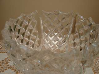 Stunning Antique Footed Crystal Bowl/Compote  