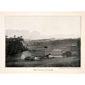  1910 Print Landscape Valley Vinales Cuba Farm World 