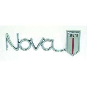  66 67 CHEVY II/Nova REAR QUARTER EMBLEM, Nova, Automotive