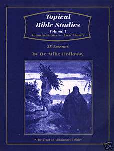 KJV Sunday School Lessons Topical Bible Studies Vol. 1  