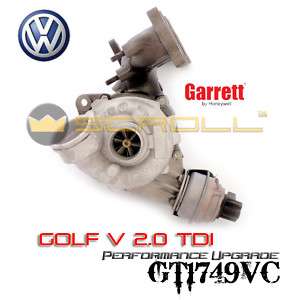 Volkswagen Golf 2.0 TDI Garrett GT1749VC Turbo+charger 170Hp Upgrade 