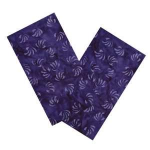  Violet Fans Batik Napkin Set