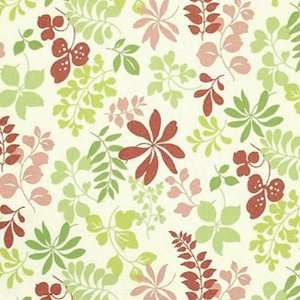  54 Wide P Kaufmann Foxy Leaf Watermelon Fabric By The 