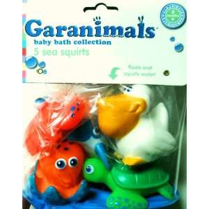  Garanimals Baby Bath Collection 5 Sea Squirts Toys 