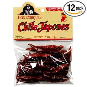Don Enrique Japones, 0.5 Ounce Bags (Pack of 12)  Grocery 