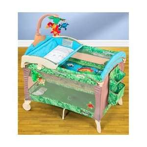  Fisher Price Rainforest Travel Tender Playard with Bassinet Baby