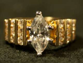   RING ~*LIFETIME GUARANTEE*~*CZ MARQUISE CUT*~*SIZES 5 10 #10  