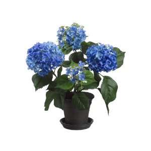   Artificial Potted Blue Annabelle Hydrangea Plants 18