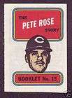 1970 topps baseball story booklet pete rose 15 $ 16