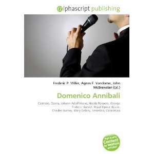  Domenico Annibali (9786133731080) Books