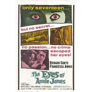 The Eyes of Annie Jones (1964) 27 x 40 Movie Poster Style A  