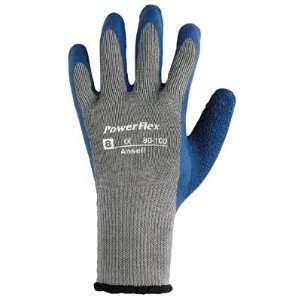  Ansell 80 100 10 206403 10 Powerflex Natural Rubber Gloves 