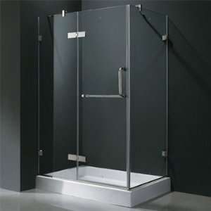 Vigo Industries Frameless Rectangular Shower Enclosure   36 Inch x 48 
