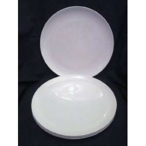  Centura  White Coupe  Dinner Plates   10 Inch 
