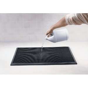 Wearwell Sanitizing Floor Mat, 24 x 32, black  