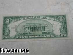 US 1934 A $5 FIVE DOLLAR BILL FEDERAL RESERVE NOTE HAWAII BROWN SEAL 