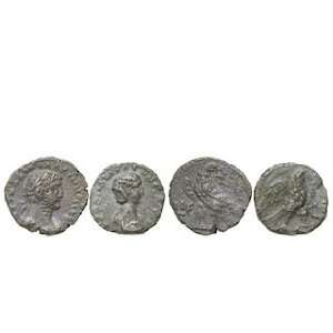  Lot of 2 Alexandria Tetradrachma, Gallienus and Salonina 