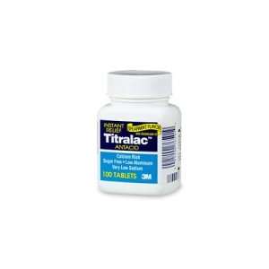  Titralac Spearmint Flavor, Instant Relief Antacid, Tablets 