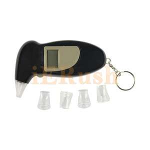 Digital Breathalyzer Alcohol Tester w/ Audible Alert US  