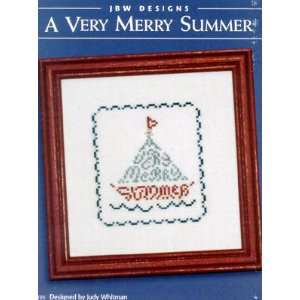  Very Merry Summer, A   Cross Stitch Pattern Arts, Crafts 