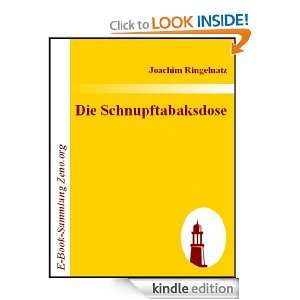 Die Schnupftabaksdose  Stumpfsinn in Versen (German Edition) Joachim 