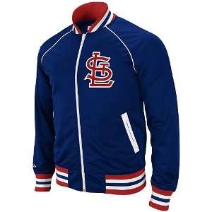  St. Louis Cardinals Broad Street Track Jacket by Mitchell 