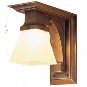 Urban Archaeology Mission Bracket Interior Sconce in Antique Brass 