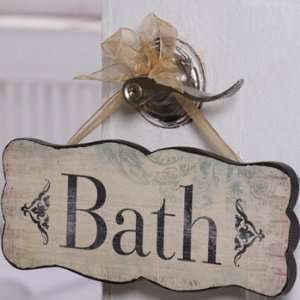  Bath Wooden Sign