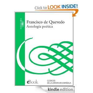 Antología poética (Spanish Edition) Francisco Quevedo de  