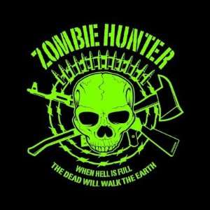  Zombie Hunter Sticker Arts, Crafts & Sewing