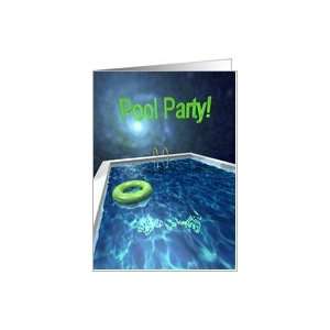 Pool Party By Moonlight Card