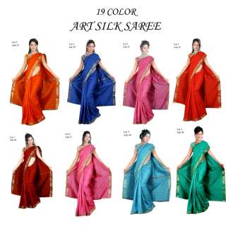 La cortina de seda sari de arte indio cubre color de la tela 14 del 