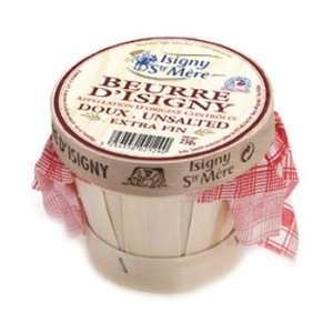 French Butter from Isigny AOC in a Wooden Basket   Unsalted   8.8 oz.