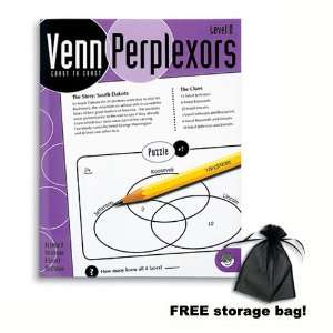  Venn Perplexors Level D w/Free Storage Bag Toys & Games