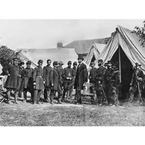  Lincoln and Troops at Antietam