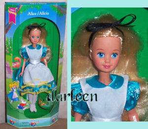 Disney exclusive Alice in Wonderland Alicia doll 9 Mattel 
