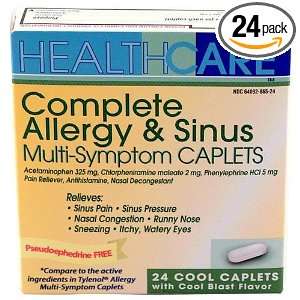  Health Care Apap Allergy / Sinus Caplets Pe Formula 