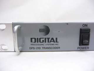 Lot Digital DPS 220 TBC/Frame Synch DPS 210 Transcoder  